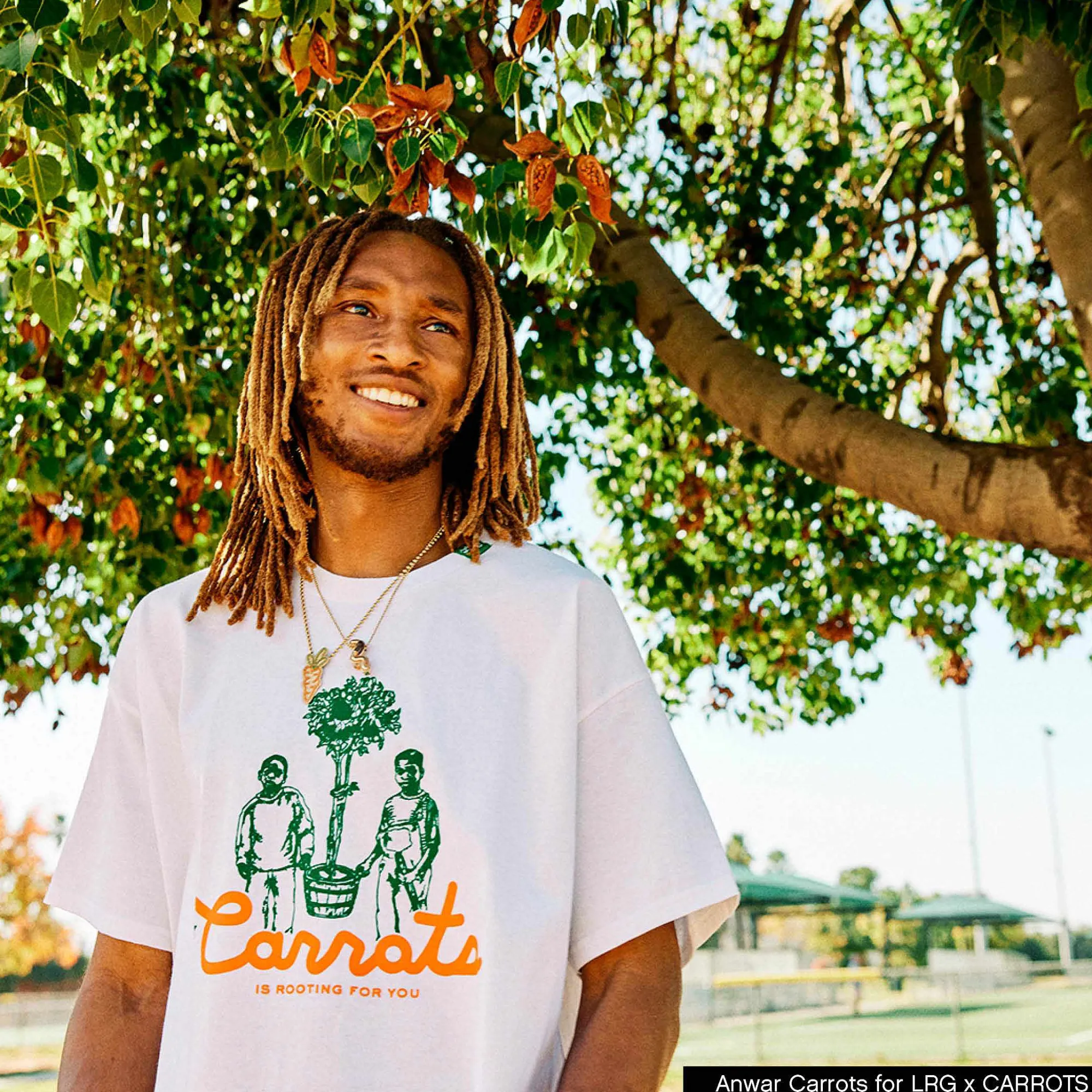 LRG Camiseta Carrots X Rooting 4 Life-Hombres Camisetas