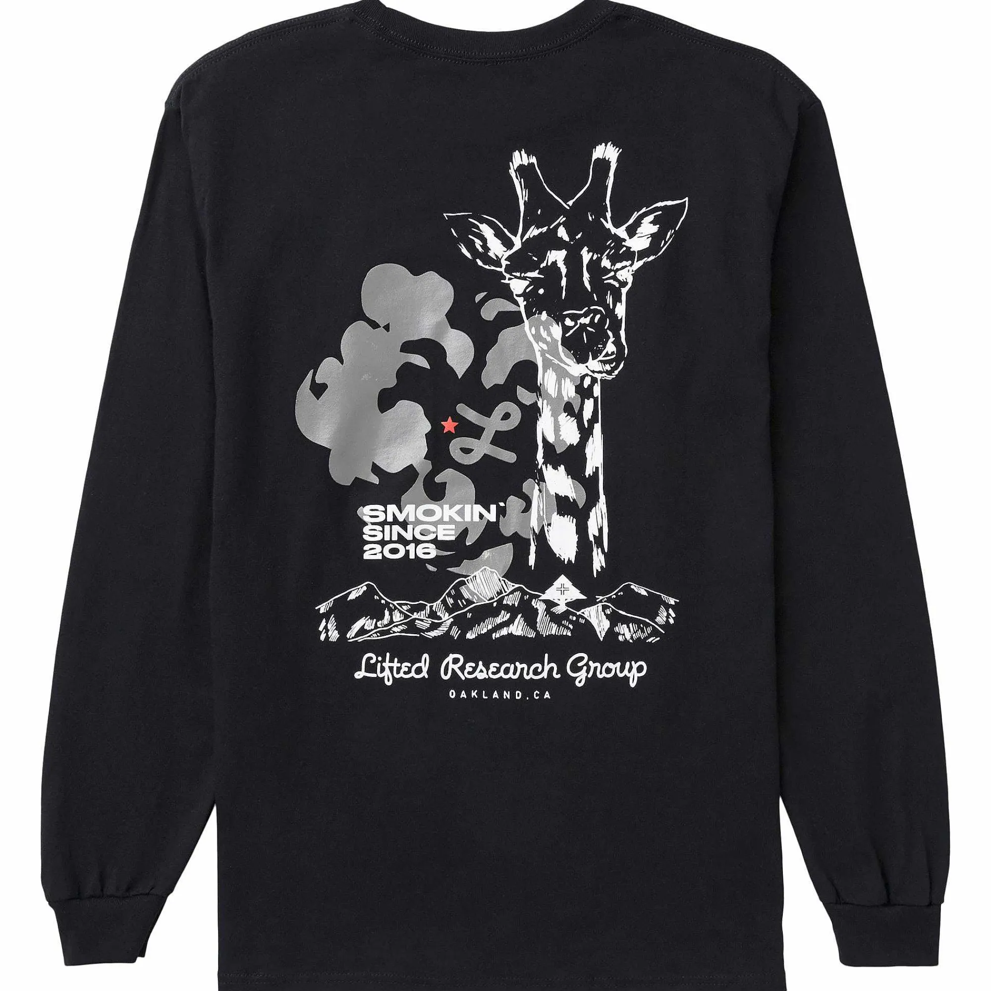 LRG Camiseta De Manga Larga X Horn Bbq Smokin-Hombres Camisetas