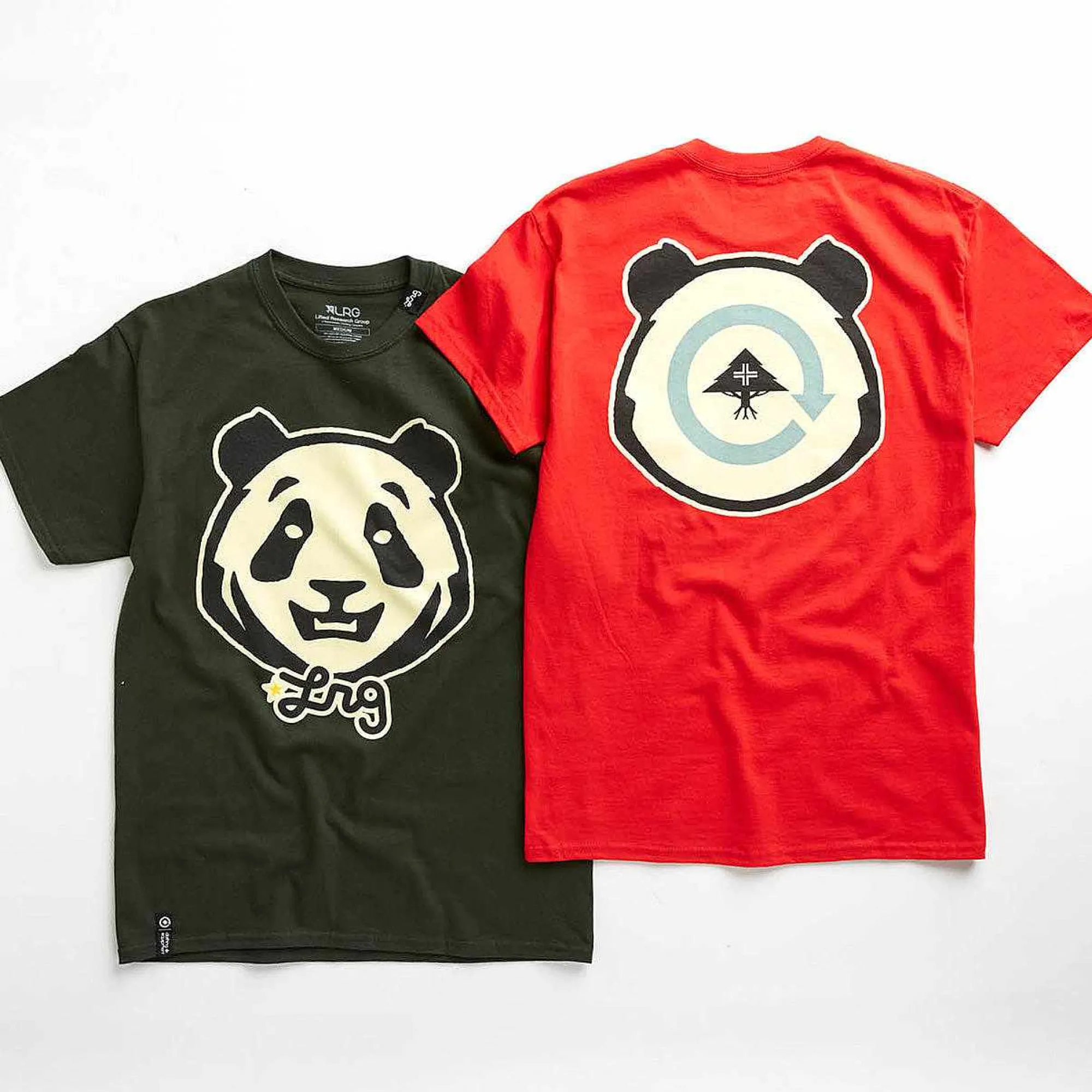 LRG Camiseta Panda Treesearch-Hombres Camisetas